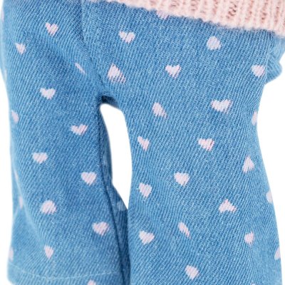 Lucky Kitty Lucky Sophie Denim Hearts 38 cm