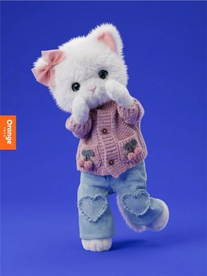 Lucky Kitty Lucky Sophie Knitted Cherries 38 cm