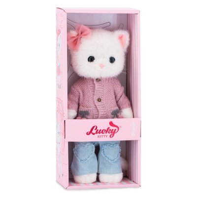Lucky Kitty Lucky Sophie Knitted Cherries 38 cm