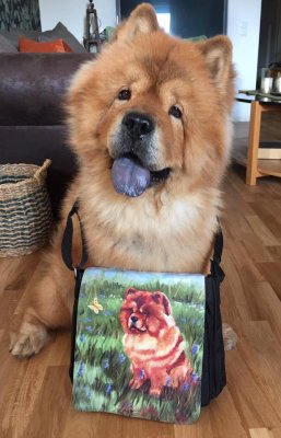 Axelremsväska textil svart