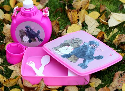 Vattenflaska med mugg till barn