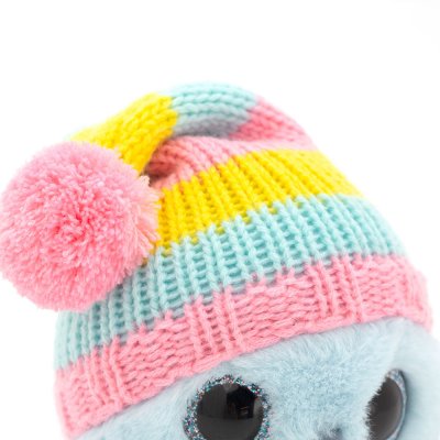 Kyckling mjukisdjur Whozie in knitted hat Orange