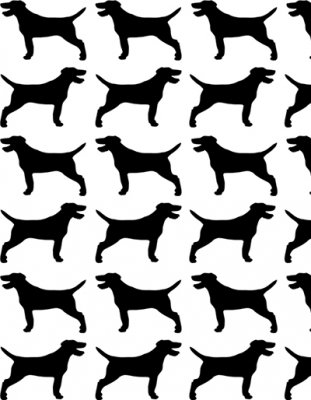 Tysk jaktterrier kavel 1 två storlekar