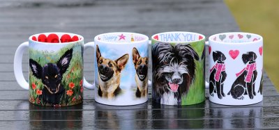 Mugg med text på insida