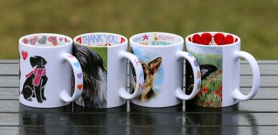 Mugg med text på insida