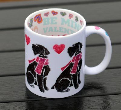 Mugg med text på insida