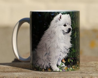 Mugg pärlemo efter eget foto