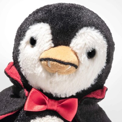 Pingvin mjukisdjur Nibble the Vampire Penguin Steiff