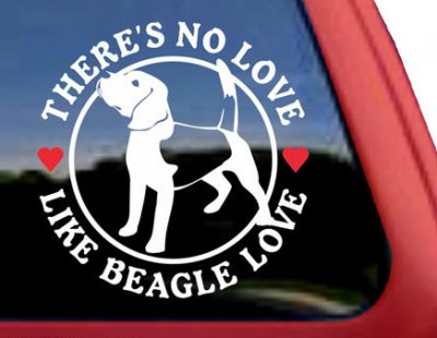 Beagle bildekal