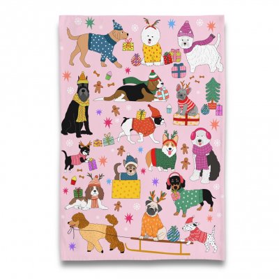 Holiday Dogs kökshandduk ND