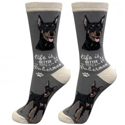 Dobermann strumpor 1-pack ES 3