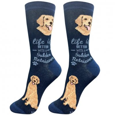 Golden retriever strumpor 1-pack ES 4