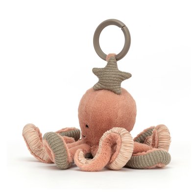 Bläckfisk aktiveringsleksak Odell Octopus Activity Toy Jellycat
