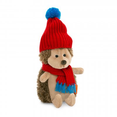 Igelkott mjukisdjur Prickle the Hedgehog in red hat 18 cm Orange Toys