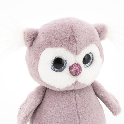 Uggla mjukisdjur Fluffy the Lilac Owlet 25 cm Orange Toys