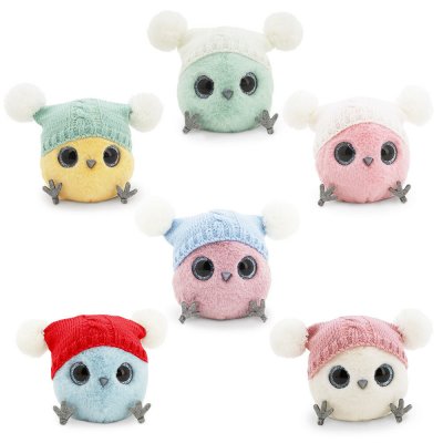 Kyckling mjukisdjur Whozie in Pompon hat Orange Toys