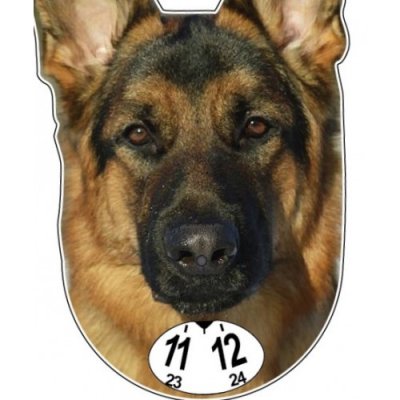 Tysk schäferhund p-skiva parkeringsskiva