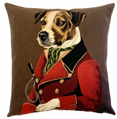 Jack russell terrier kuddfodral 45 cm från Belgien Jack Foxhunter Russell