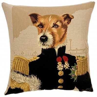 Jack russell terrier kuddfodral 45 cm från Belgien Jack Admiral Russell