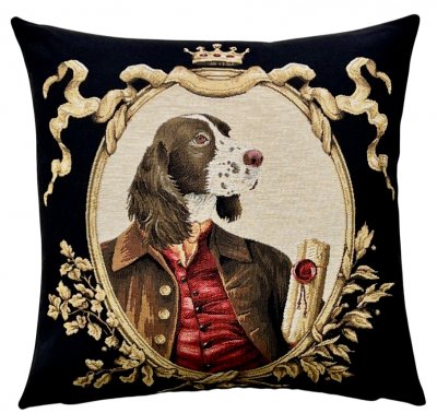 Engelsk springer spaniel kuddfodral 45 cm från Belgien 7410