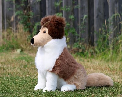 Collie- mjukisdjur 35 cm Plüti