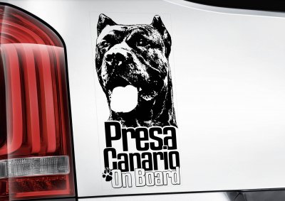 Presa canario bildekal