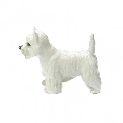 West highland white terrier miniatyr porslinsfigur Northern Rose