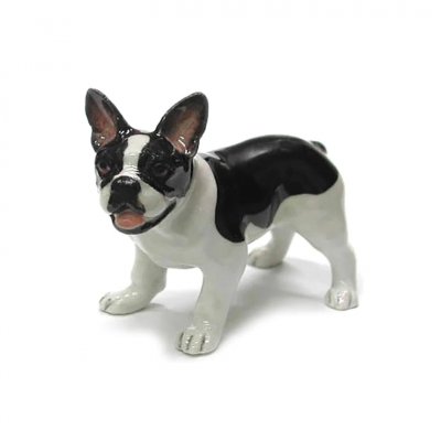 Fransk bulldogg porslinshund