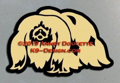 Pekingese bilmagnet