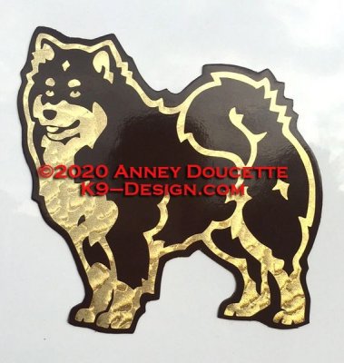 Finsk lapphund bilmagnet Anney