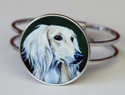 Salukiarmband