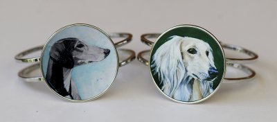 Saluki armband cirkel stelt