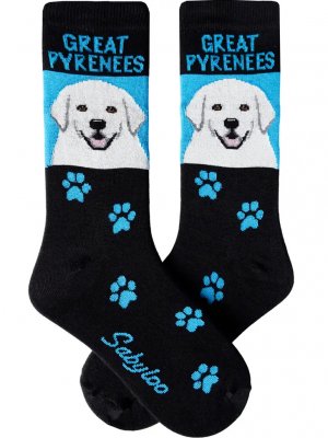 Pyrenéerhund strumpor olika storlekar Sam