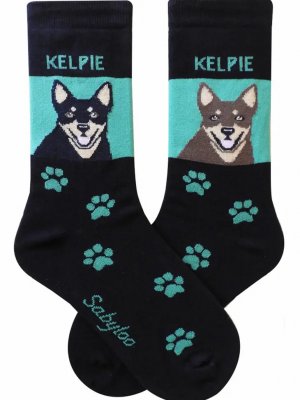 Australian kelpie strumpor olika storlekar Sam