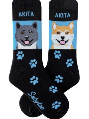 American akita strumpor olika storlekar Sam
