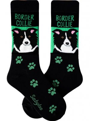 Border collie strumpor olika storlekar Sam