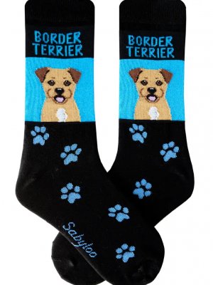 Borderterrier strumpor olika storlekar Sam