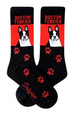 Bostonterrier strumpor olika storlekar Sam
