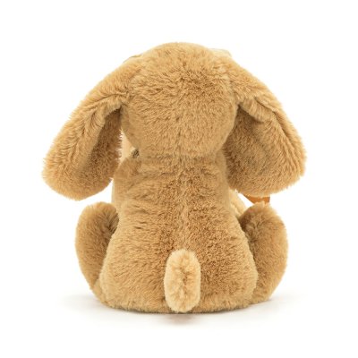 Hundvalp snuttefilt Bashful Toffee Puppy Soother Jellycat
