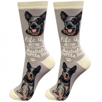 Australian cattledog strumpor 1-pack ES 3