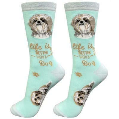 Shih tzu strumpor 1-pack ES 3
