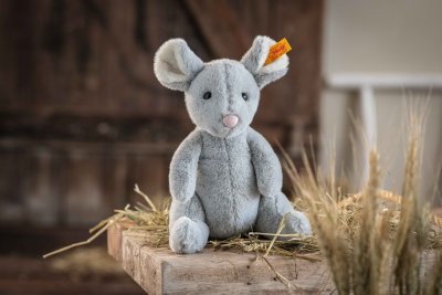 Mus mjukisdjur Soft Cuddly Friends Cheesy mouse 056246 Steiff