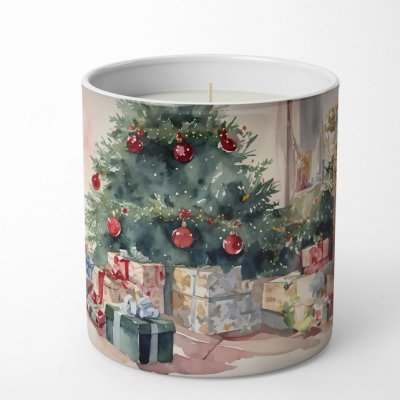 Fransk bulldogg sojaljus doftljus julmotiv