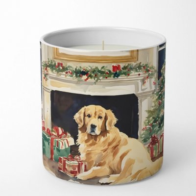 Golden retriever sojaljus doftljus julmotiv 2