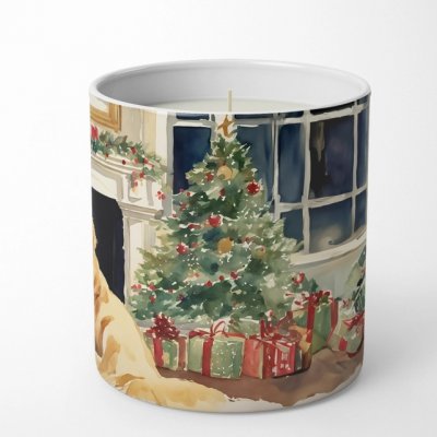 Golden retriever sojaljus doftljus julmotiv 2