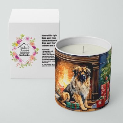 Leonberger sojaljus doftljus julmotiv