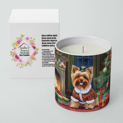 Yorkshireterrier sojaljus doftljus julmotiv