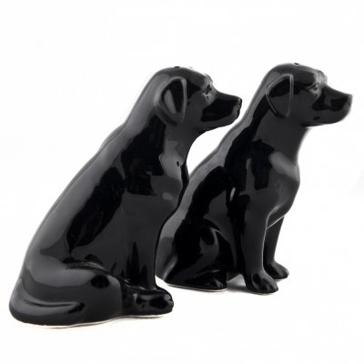 Labrador retriever (svart) salt & pepparkar