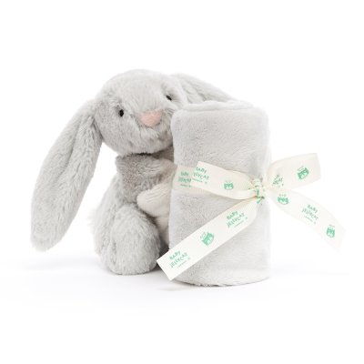 Kanin snuttefilt Bashful Silver Bunny Soother Soother Jellycat