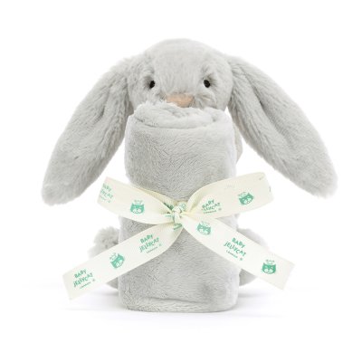 Kanin snuttefilt Bashful Silver Bunny Soother Soother Jellycat